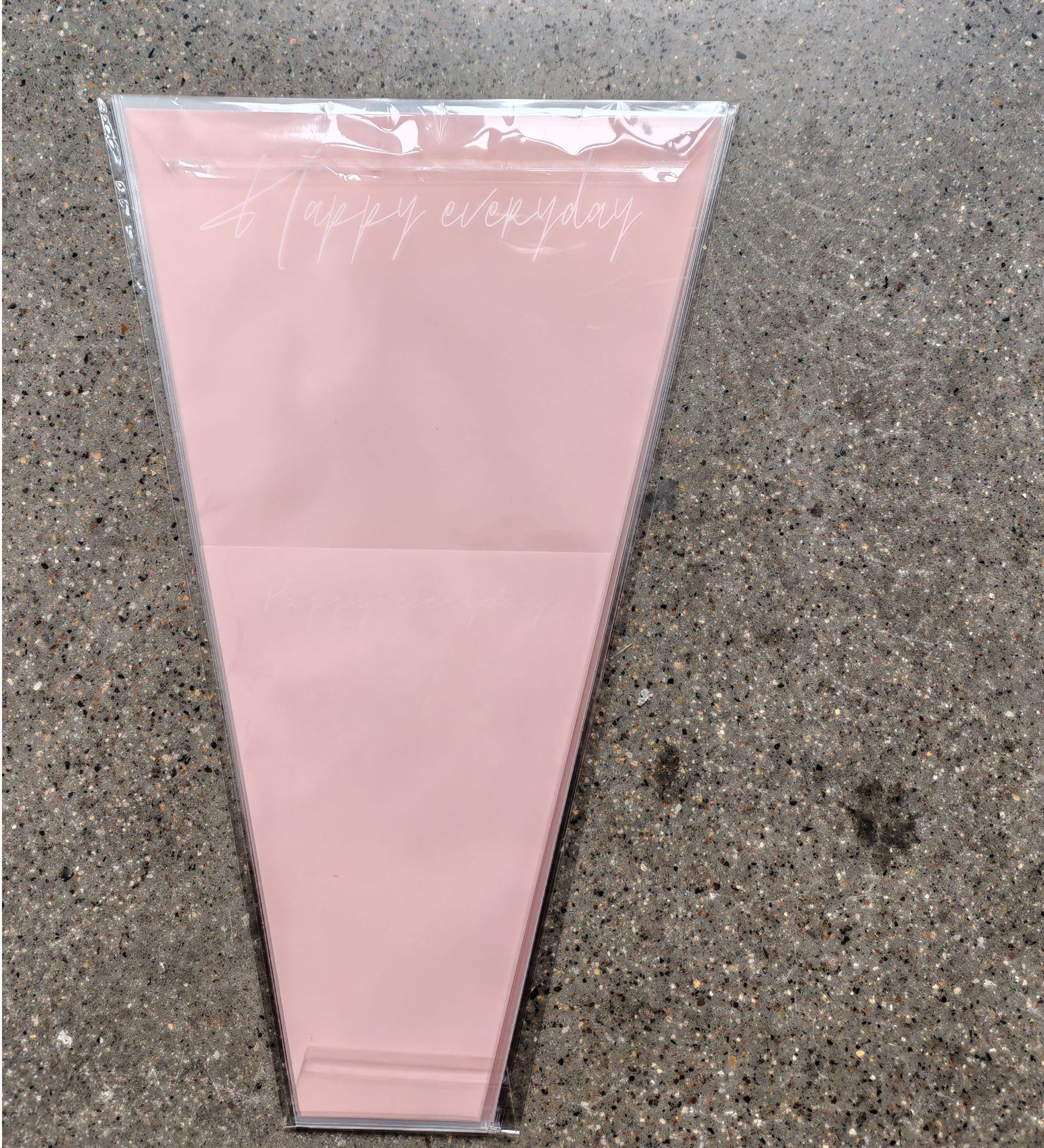 Lugar de fábrica al por mayor material floral estilo nacional impermeable transparente ramo de flores embalaje bolsa de papel papel kraft múltiples bolsas