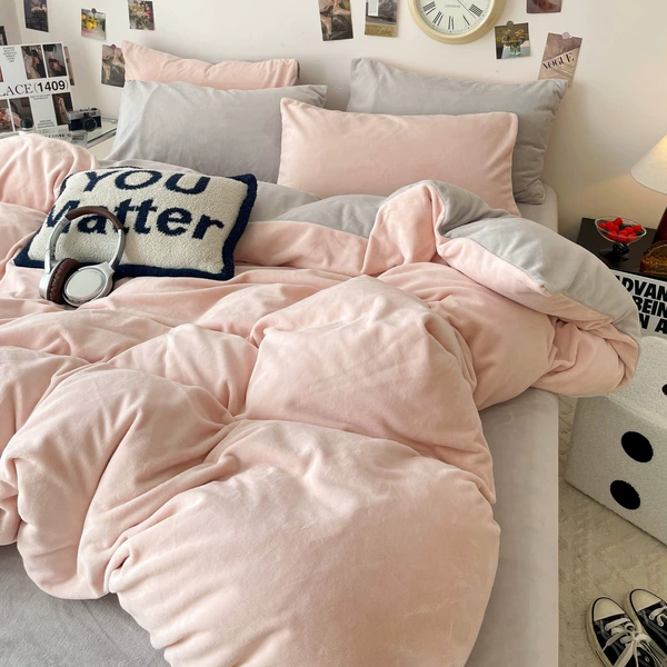 Pink jade+light gray
