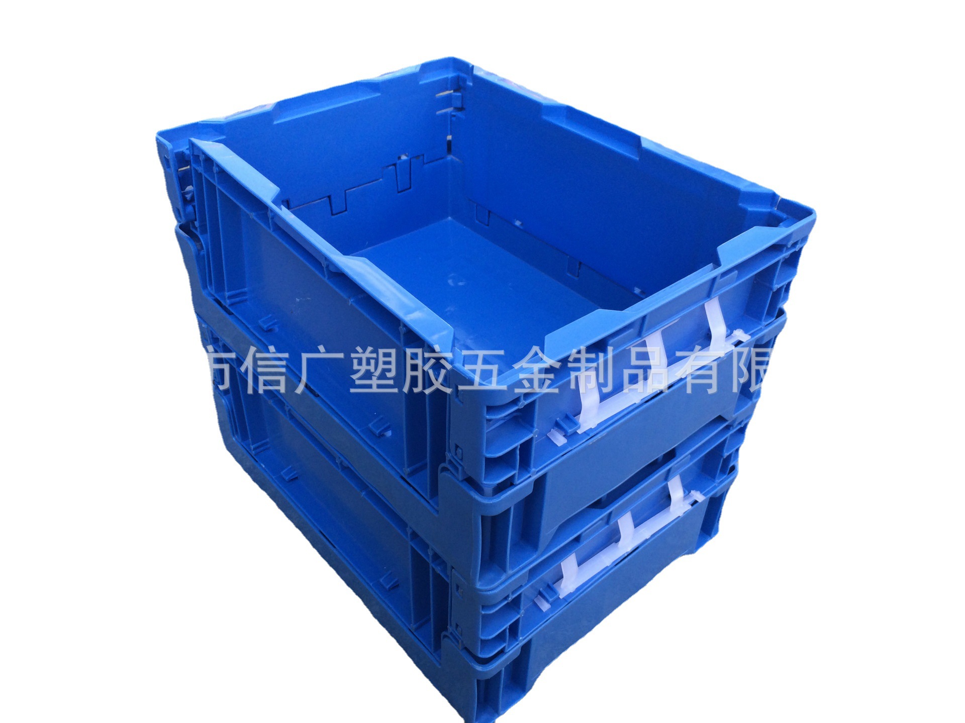 折叠箱塑料周转箱 加固耐用连盖S603B加厚型汽配工具箱