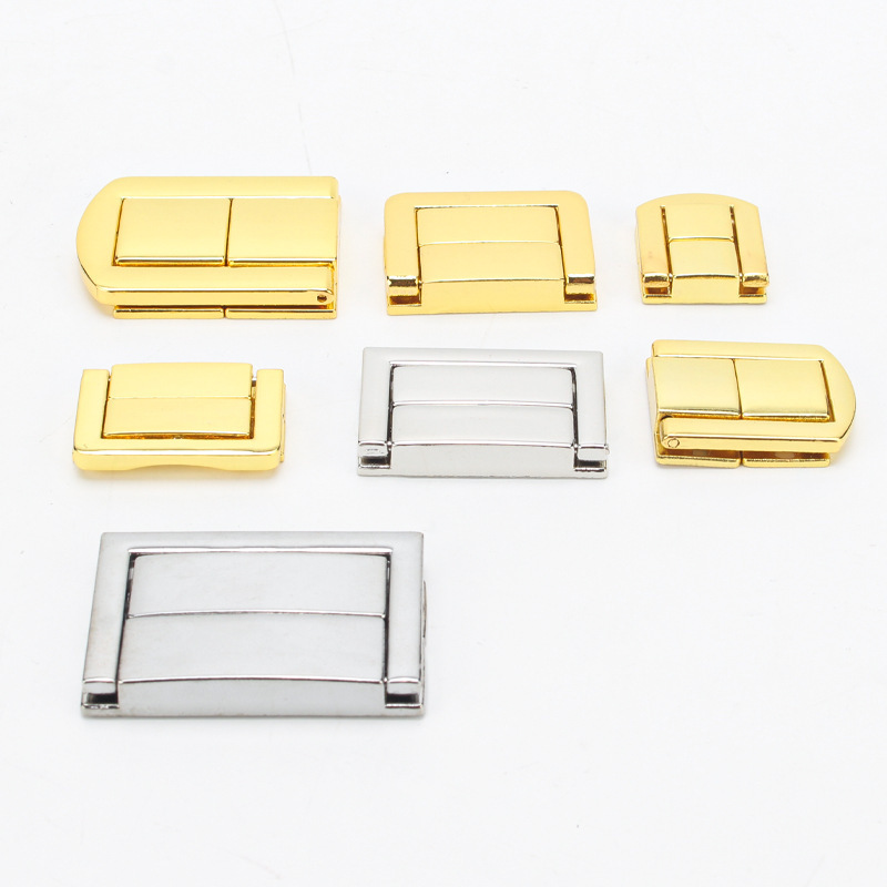 金属の部品の太平のボタンの箱のロックの中号の金属のダイカストロックの亜鉛合金の皮の箱の木の箱の酒の箱のロック|undefined