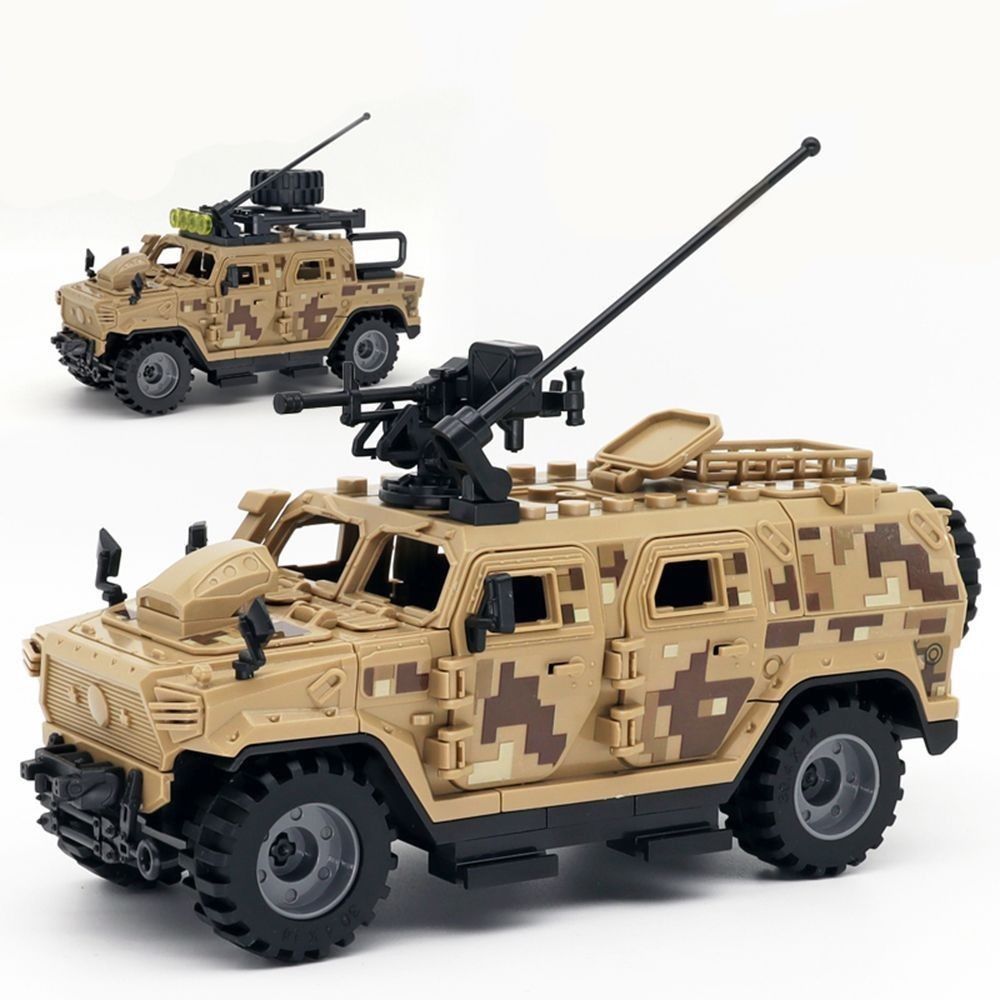 [Venta al por mayor de fábrica] Compatible con juguetes de bloques de Lego, vehículos todoterreno militares Hummer, vehículos blindados, beneficios de regalo para niños