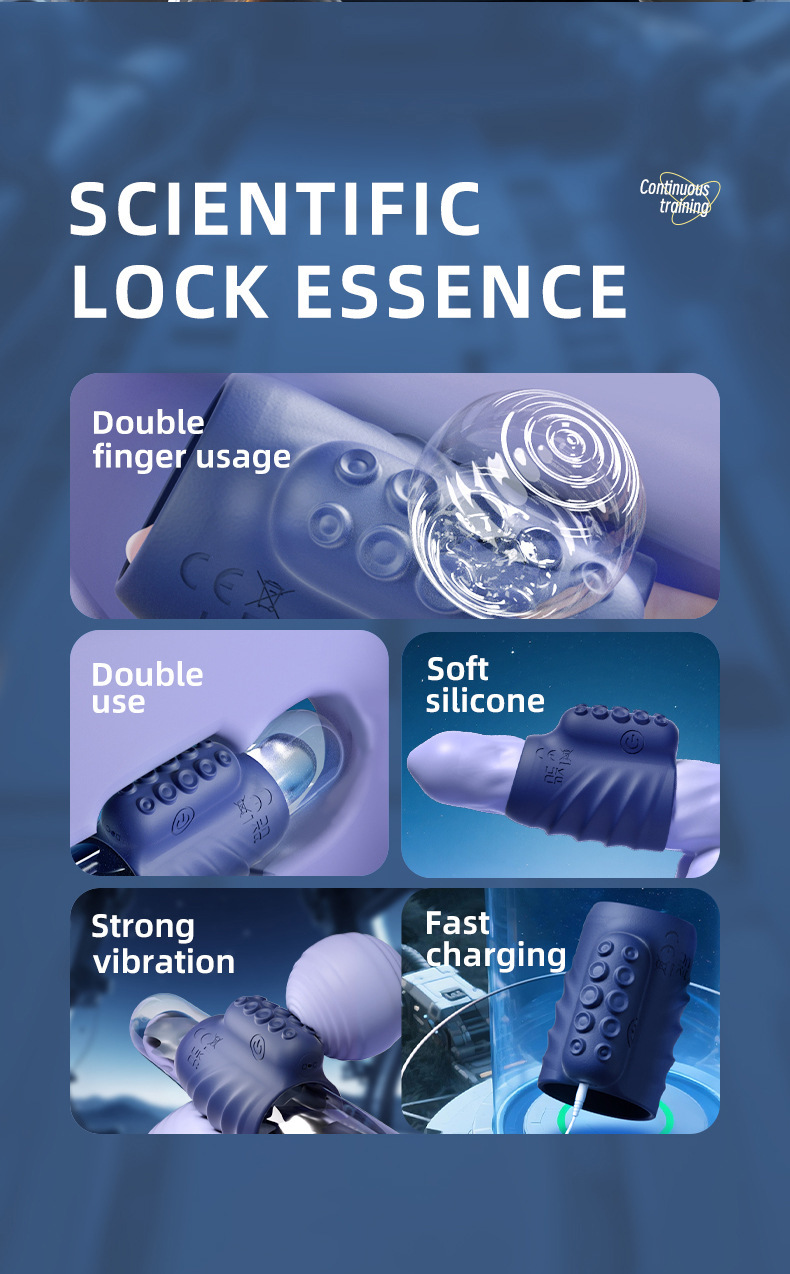 Yunman Remote-Control Vibrating Cock Ring, Silicone Penis Ring for Men — detail image 2