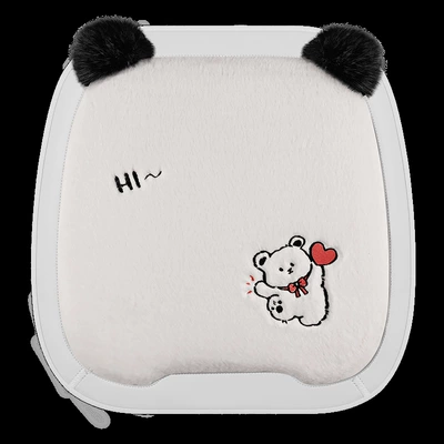 Thickened Plush Seat Cushion Non-Slip – Wool pad - square-pad-snow-mountain-white-square-mat