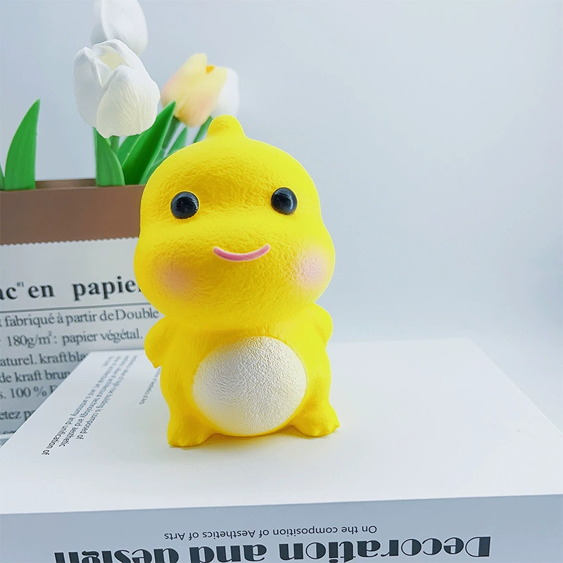 Милая ночная лампа с мультфильмами, маленькая ночная лампа из ПВХ-эмали, тёплый свет LED, несколько стилей персонажей