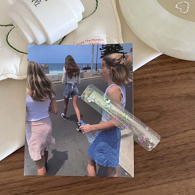 Millennium Spice Girl ~ Pince à cheveux Color Star Y2K Dopamine Broken Hair Bangs Clip Vigor Girl Sweet Side Clip_voghion.com