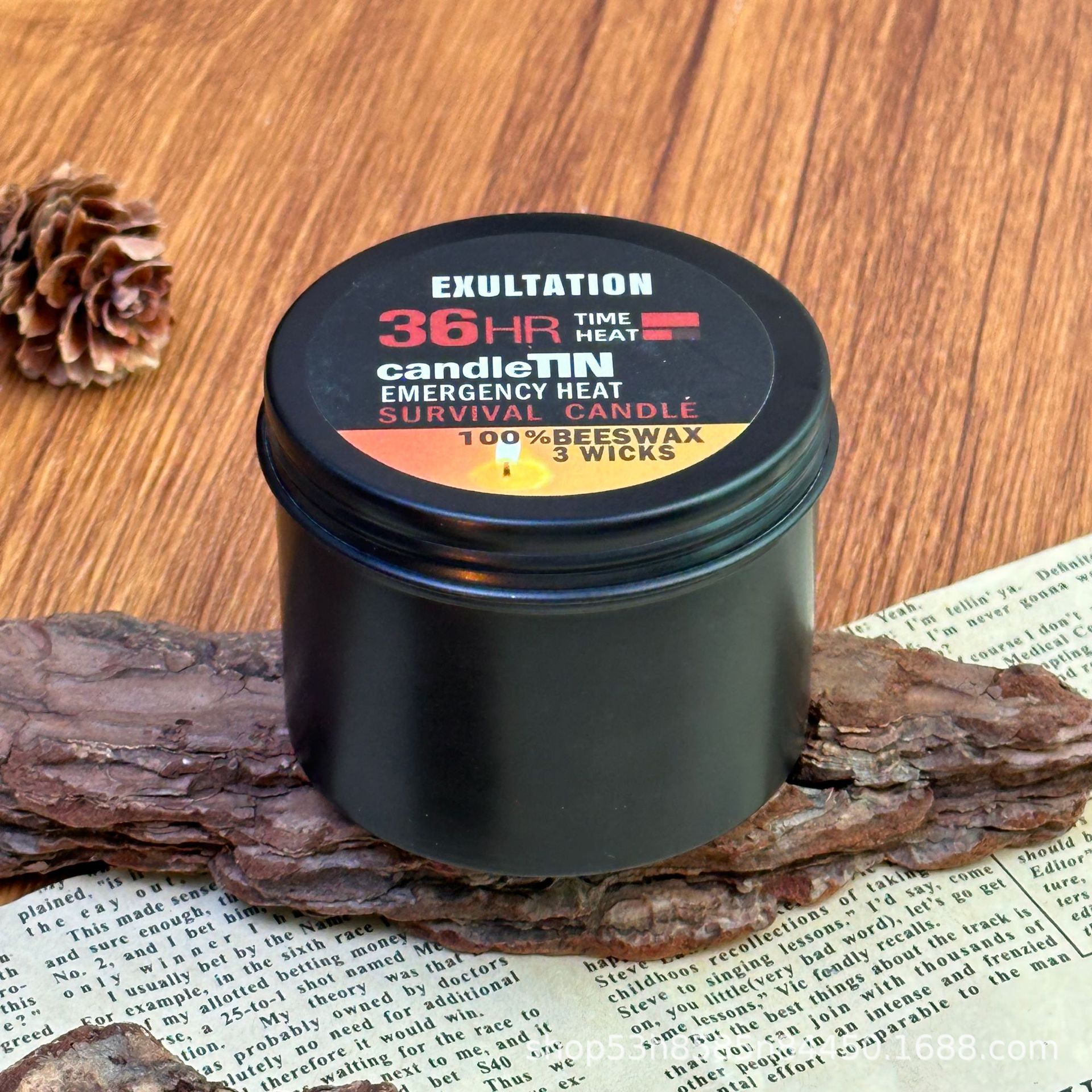 Actualizado 3 veces brillante Prevención de Desastres emergencia tres mecha vela de emergencia falla de energía iluminación de supervivencia de la familia de picnic esencial