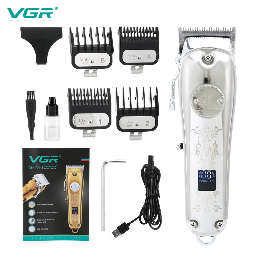 Retro Hair Clipper with LCD Display Engraving Exclusive Quality Assurance Home Appliances Personal Care_voghion.com