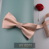 Bow tie, burgundy black shirt English style with bow, wholesale, Korean style