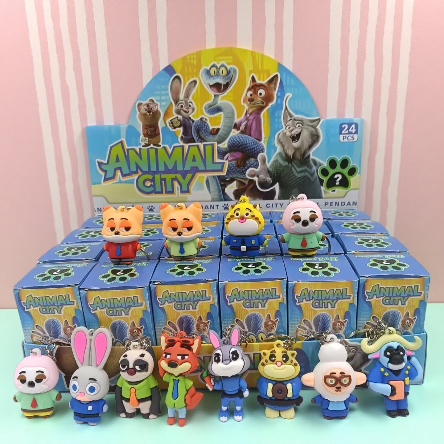 대형 크레이지 애니멀 (24개 소형 박스 1세트/24개 단위로 주문)