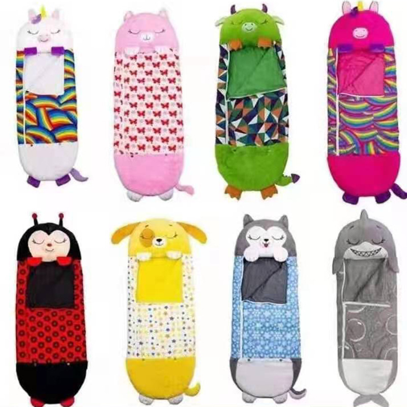 现货Happy Nappers 跨境亚马逊睡袋儿童款 卡通动物儿童睡袋