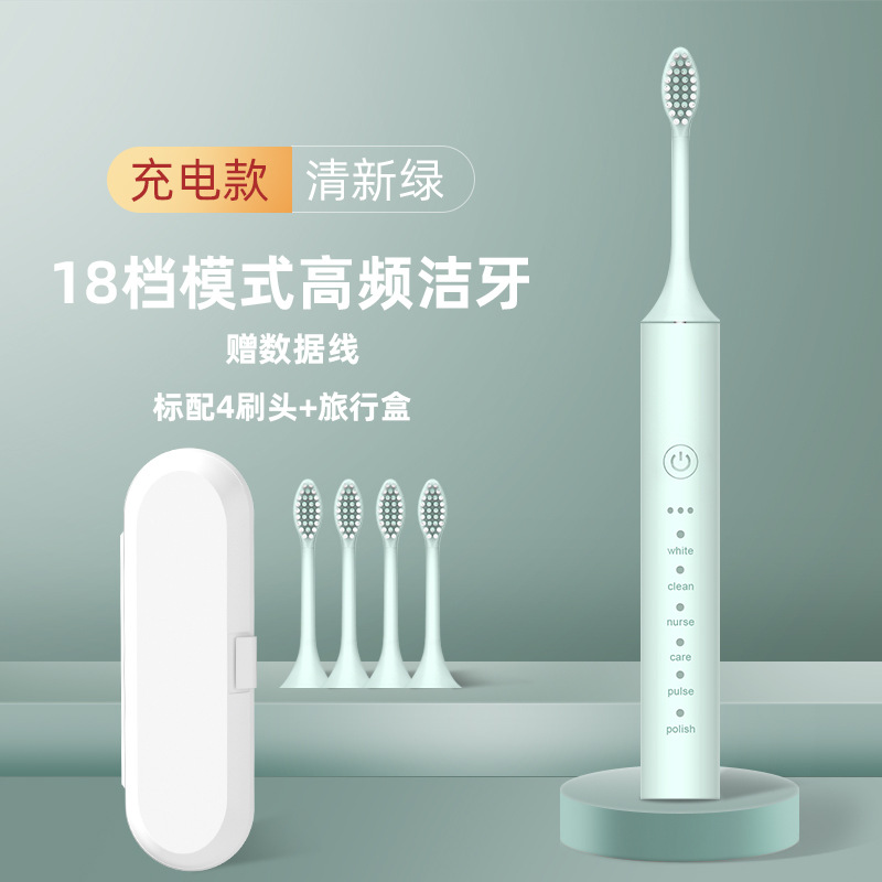 X5 프레쉬 그린 [칫솔모 4개 + 여행용 박스]