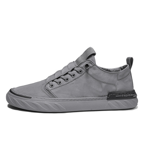 2024 Spring New Breathable Ice Silk Old Beijing Fabric Shoes Korean Style Trendy Versatile Men's Casual Canvas Platform Shoes