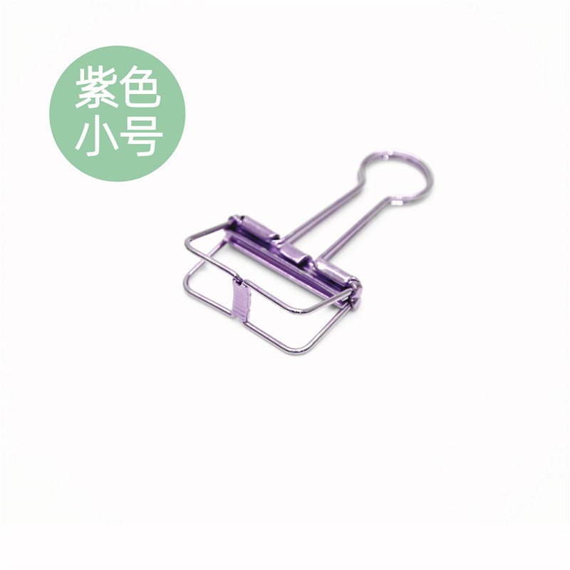 Clip de cola larga hueco de metal creativo Diario vintage Bill clip de cola de milano de Oro Rosa de Oro pequeño tamaño 19mm pequeño clip