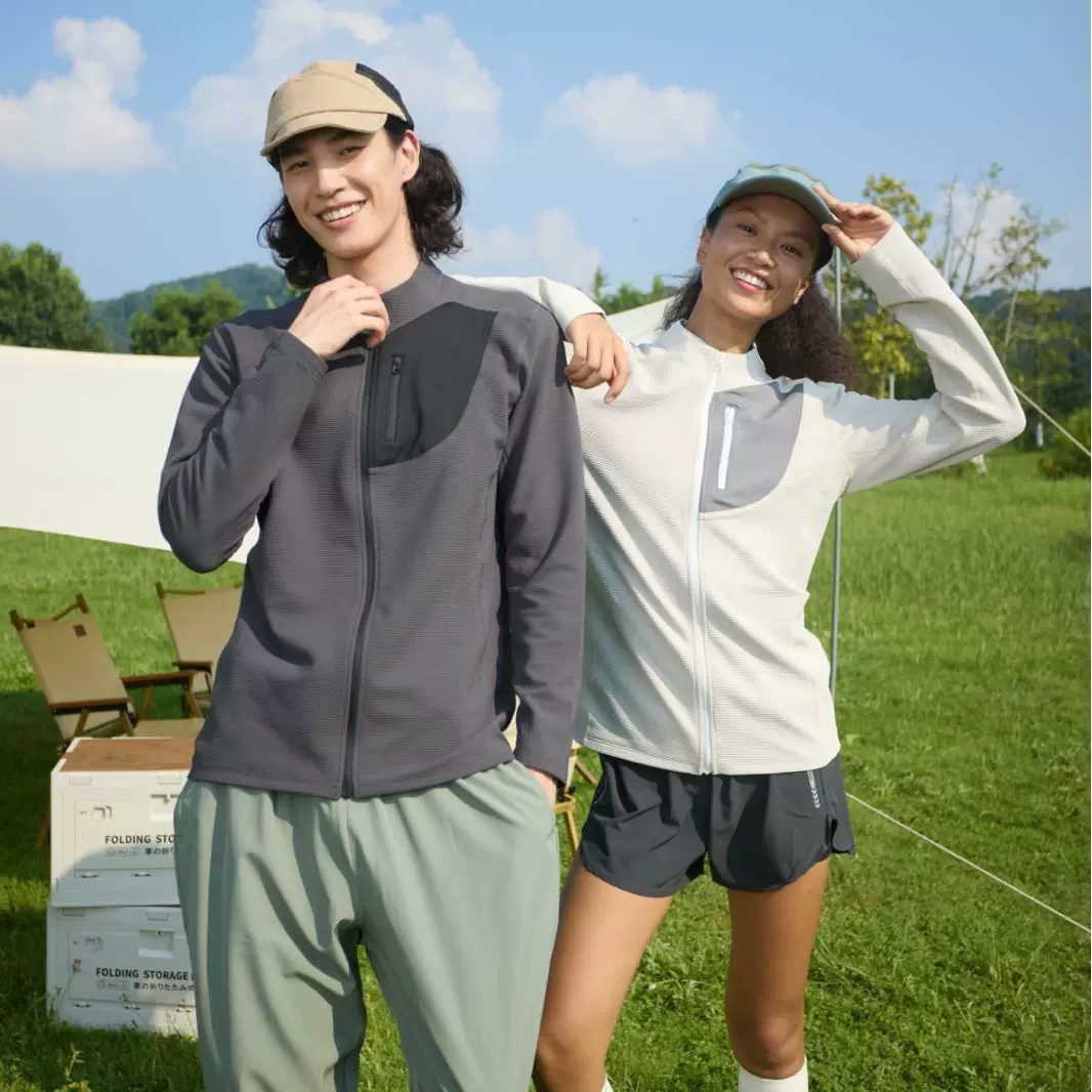 秋冬外贸欧码运动外套男女保暖户外立领弹力紧身运动服上衣JK9879