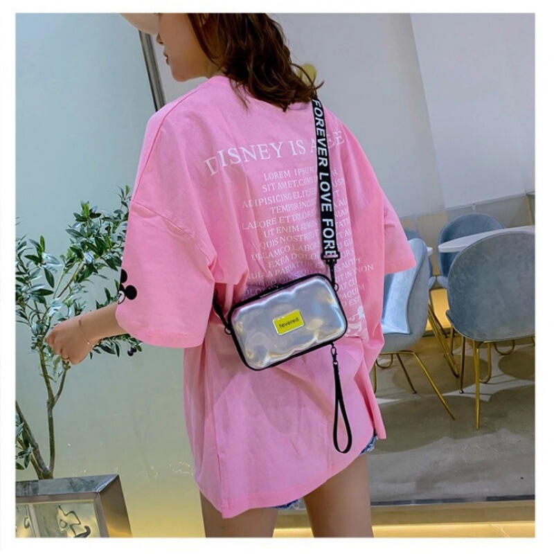 Internet Celebrity ins Women's TikTok Small Square Bag Crossbody Bag Cosmetic Bag Travel Wash Bag pc Mini 7-inch Overnight Bag Aviation
