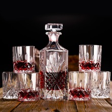 葡萄酒瓶空瓶洋酒瓶醒酒器家用红酒酒壶水晶威士忌酒樽瓶子杯套装