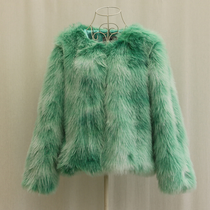 Women's Autumn and Winter New Fox Fur Coat Short Korean Style Slim Fit Wool Fur Coat Casual Jacket Women's Autumn and Winter New Fox Fur Coat Short Korean Style Slim Fit Wool Fur Coat Casual Jacket