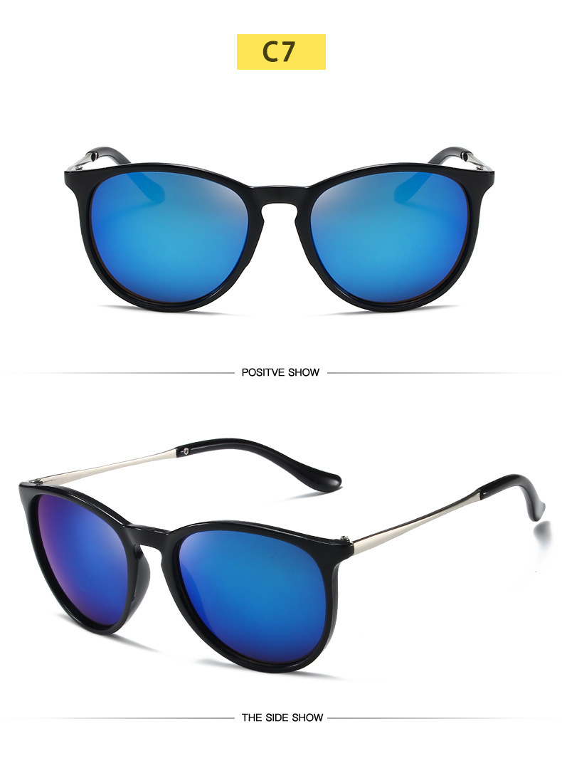 European and American Trend New Sunglasses Fashion Sunglasses Internet Popular Same Style Semi-metal Toad Glasses 4171_voghion.com