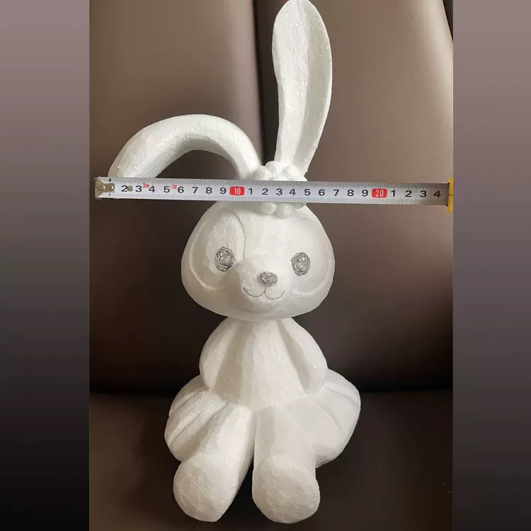 网红白胚美乐蒂泡沫模型永生花星戴璐公仔泰迪胚子diy手工女王兔