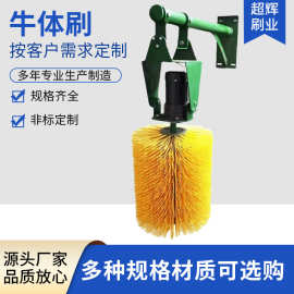 牧场牛体刷挠痒毛刷辊硬毛耐磨牛体刷子不掉毛牛舍全自动旋转辊刷