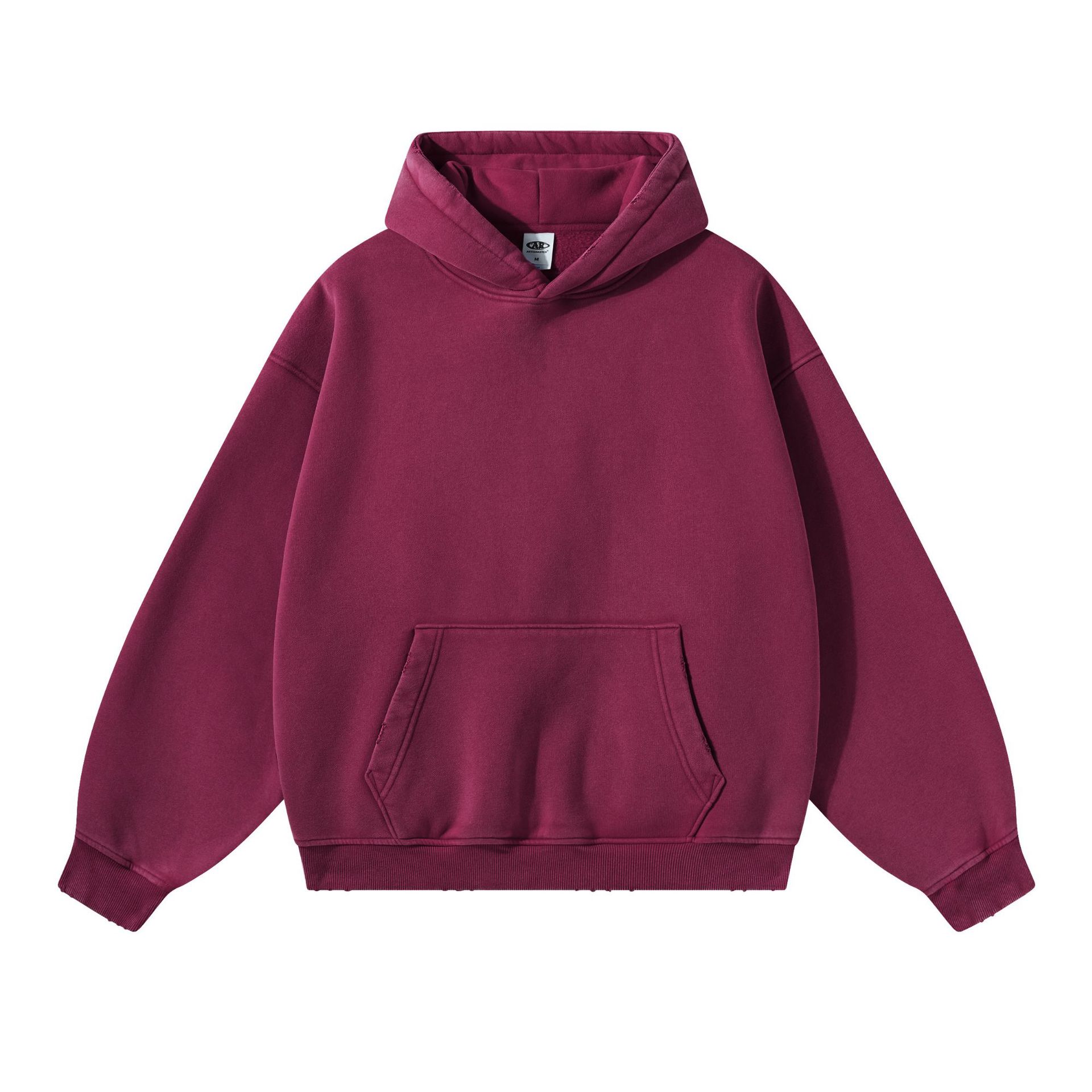Transfronterizos de gran tamaño americano retro hombre suéter pesado chaqueta suelta Europa y América hombre sudadera con capuchón hombre