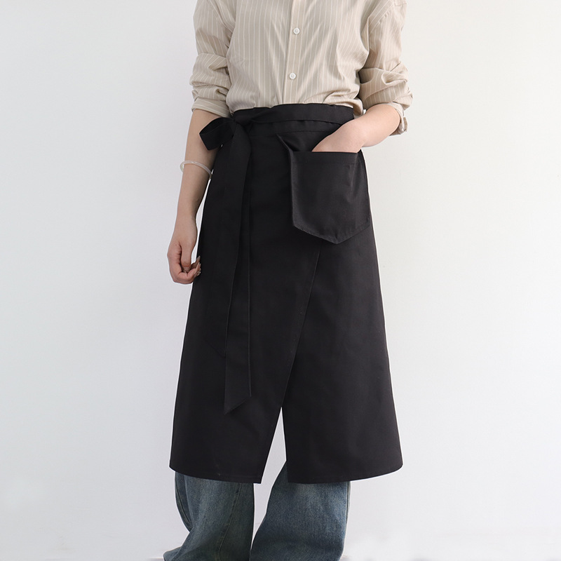 Transfronterizo Amazon poliéster algodón delantal logotipo personalizado panadero chef restaurante camarero ropa de trabajo delantal