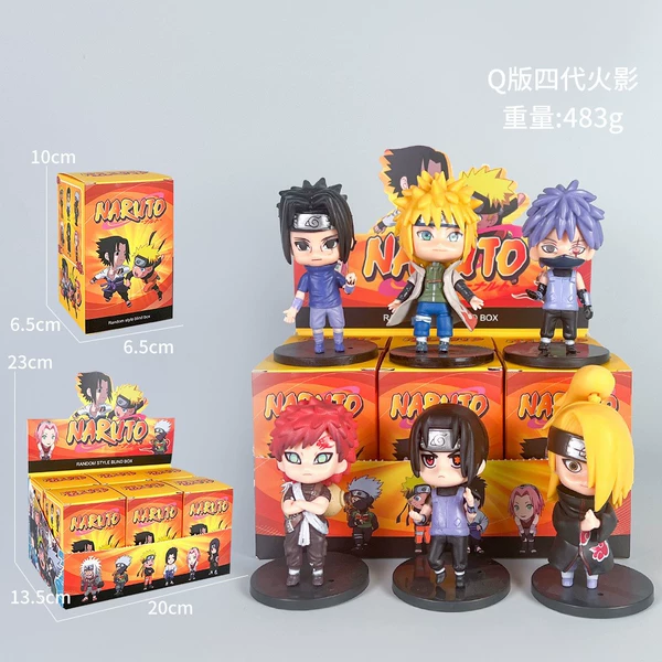 6 models of the fourth generation of Naruto [Blind Box + Display Box]