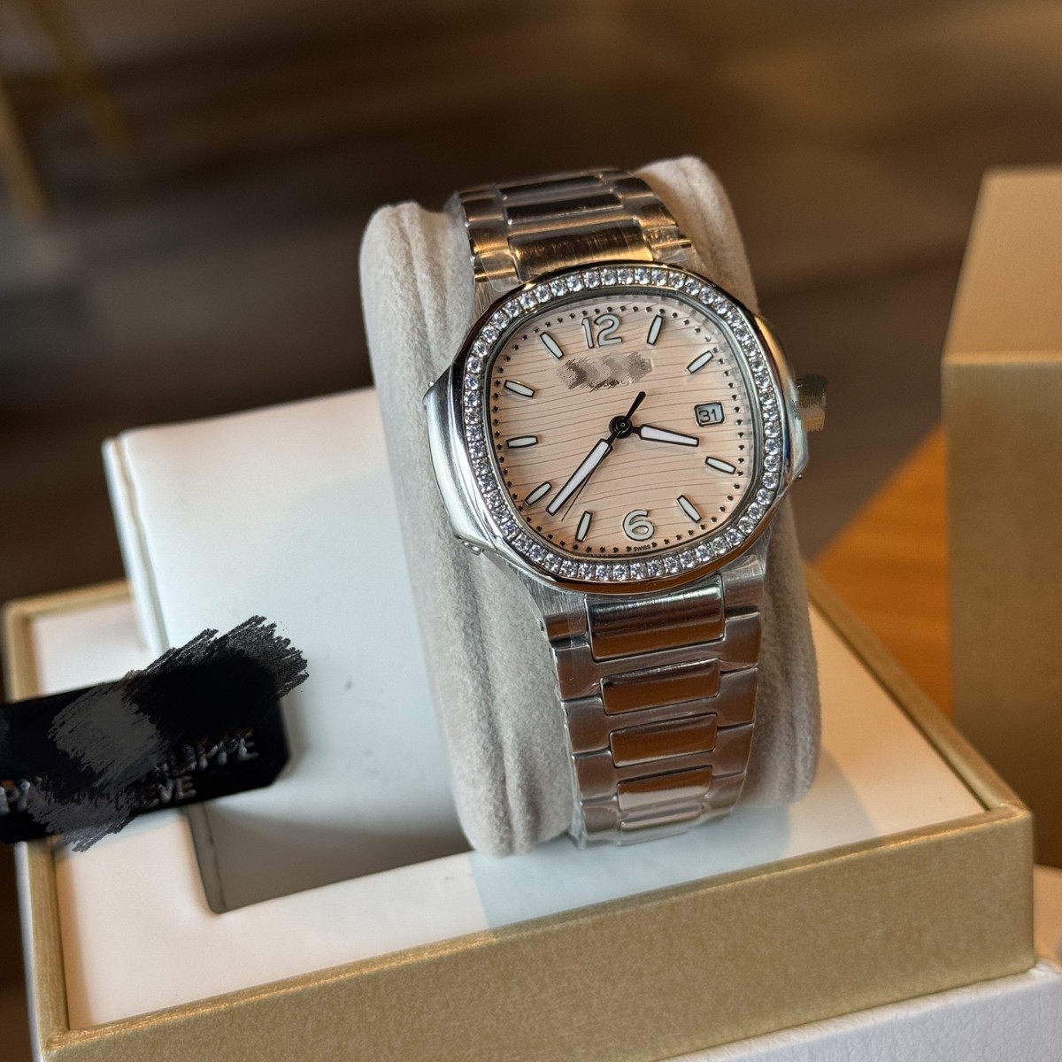 Patek Nautilus 7118 Series Women's Mechanical Watch Fully Automatic Luminous Waterproof 3K Grenade Factory Wholesale Dropshipping