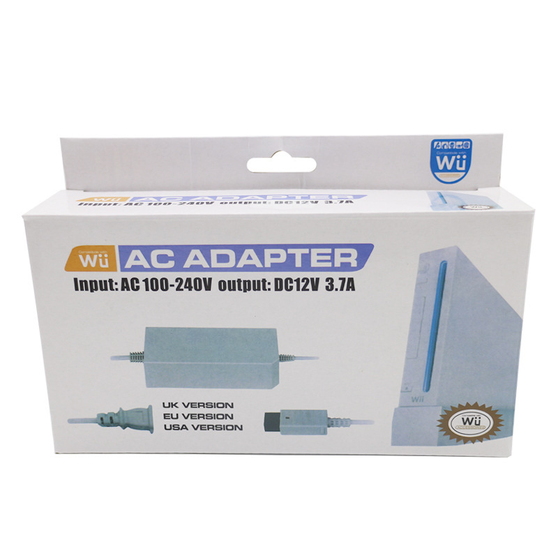 WII host firecow wii power adapter charger 110-240V American standard European standard