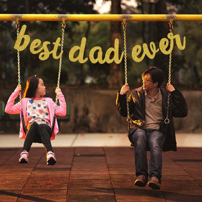 Suministro directo de fábrica Día del Padre decoración del partido bandera de la bandera del tirón diseño de fondo de la fiesta de cumpleaños del padre