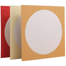 批发手工宣纸卡纸镜片仿古圆形方形国画扇面半生半熟宣纸安徽泾县