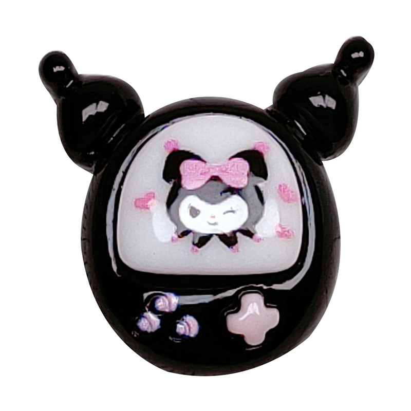 Nuevo hielo transparente coolomi cabeza pajarita amor palo al por mayor cabeza cuerda horquilla agua taza teléfono caso crema pegamento DIY Accesorios