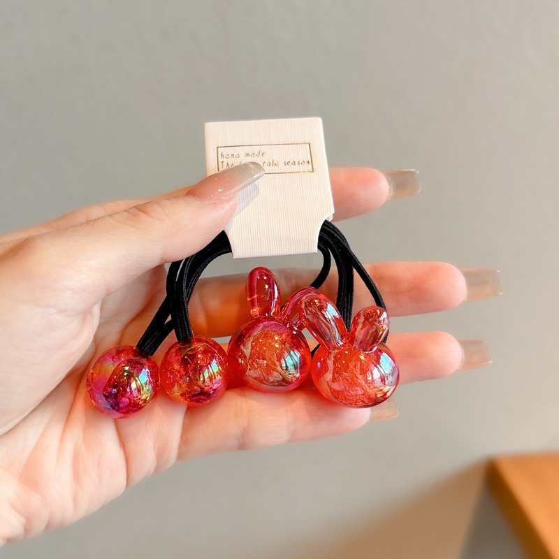 Banda de goma de dopamina para niños lindos joyas de cabello anillo de cabello de cabello para niñas coloridas pequeñas bandas de goma para niños lindos joyas de cabello