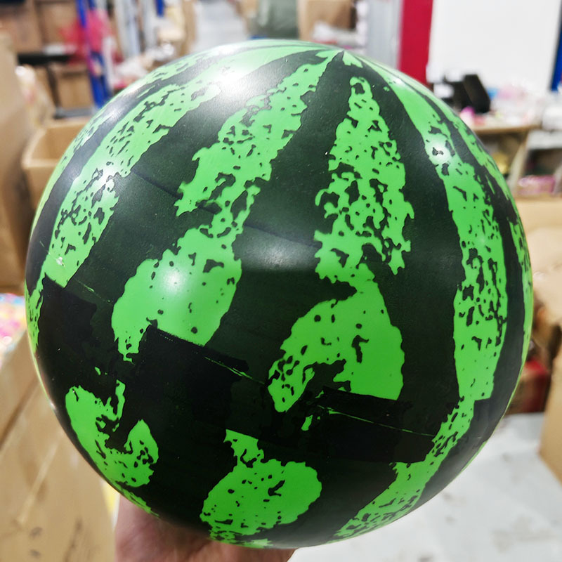 9 pulgadas simulación creativa 22CM cm forma de sandía plástico inflable PVC playa bola padre-hijo al aire libre juguete