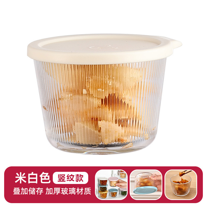 耐熱ガラス保冷箱密封弁当箱電子レンジ加熱ガラス弁当箱蓋付き弁当箱ご飯付きガラスボウル|undefined