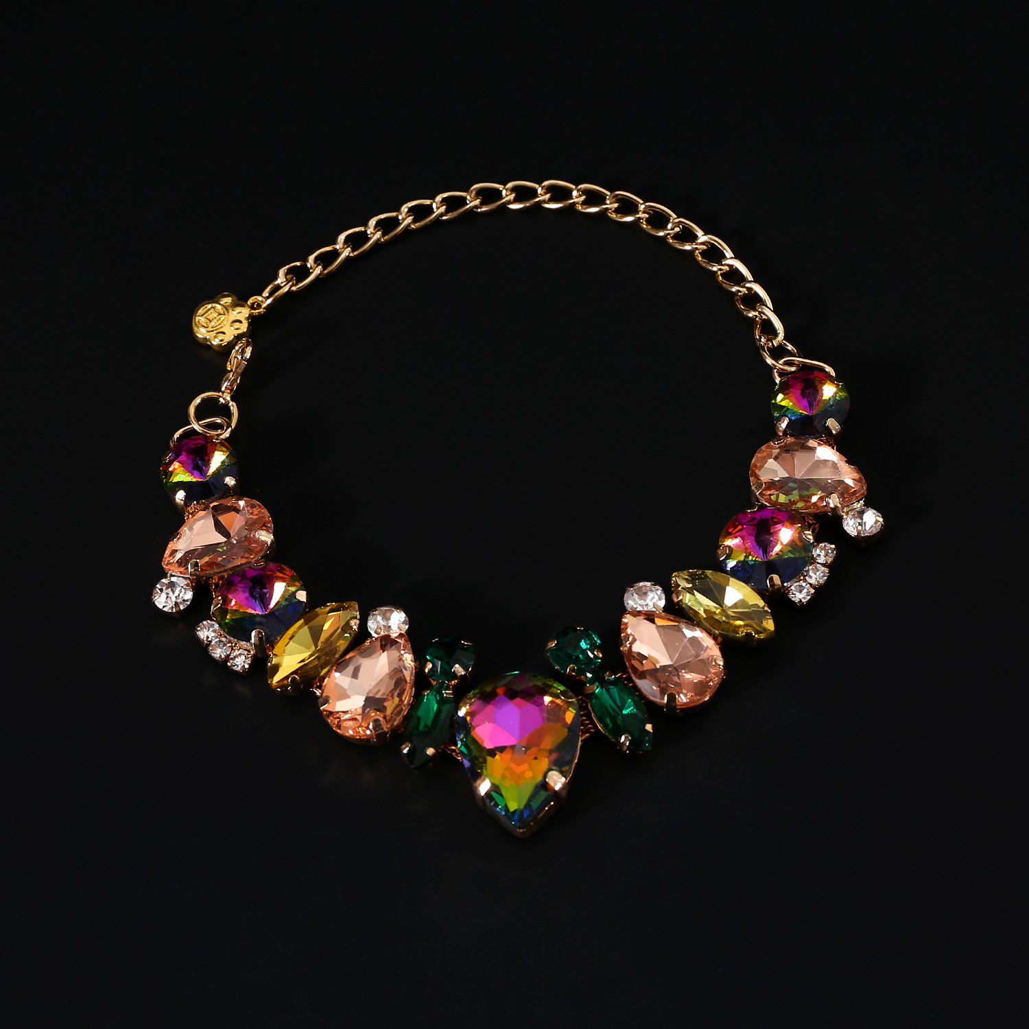 Collar de perlas de gemas de mascotas princesa de diamantes llenos de boda collar de fotografía de cumpleaños gatos perros accesorios de metal de comercio exterior
