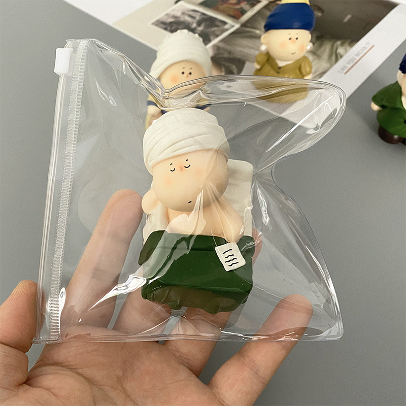 Plastic Material Solid Color Pattern 1 Piece Plastic Simple Style Daily Solid Color Jewelry Packaging Bags