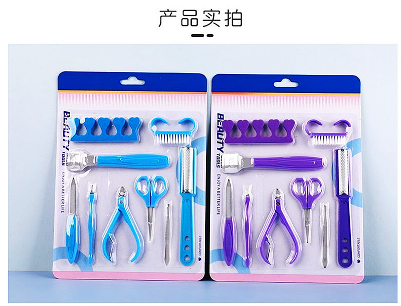 Ayak törpüsü seti, pedikür bıçakları, ölü deri peelingi