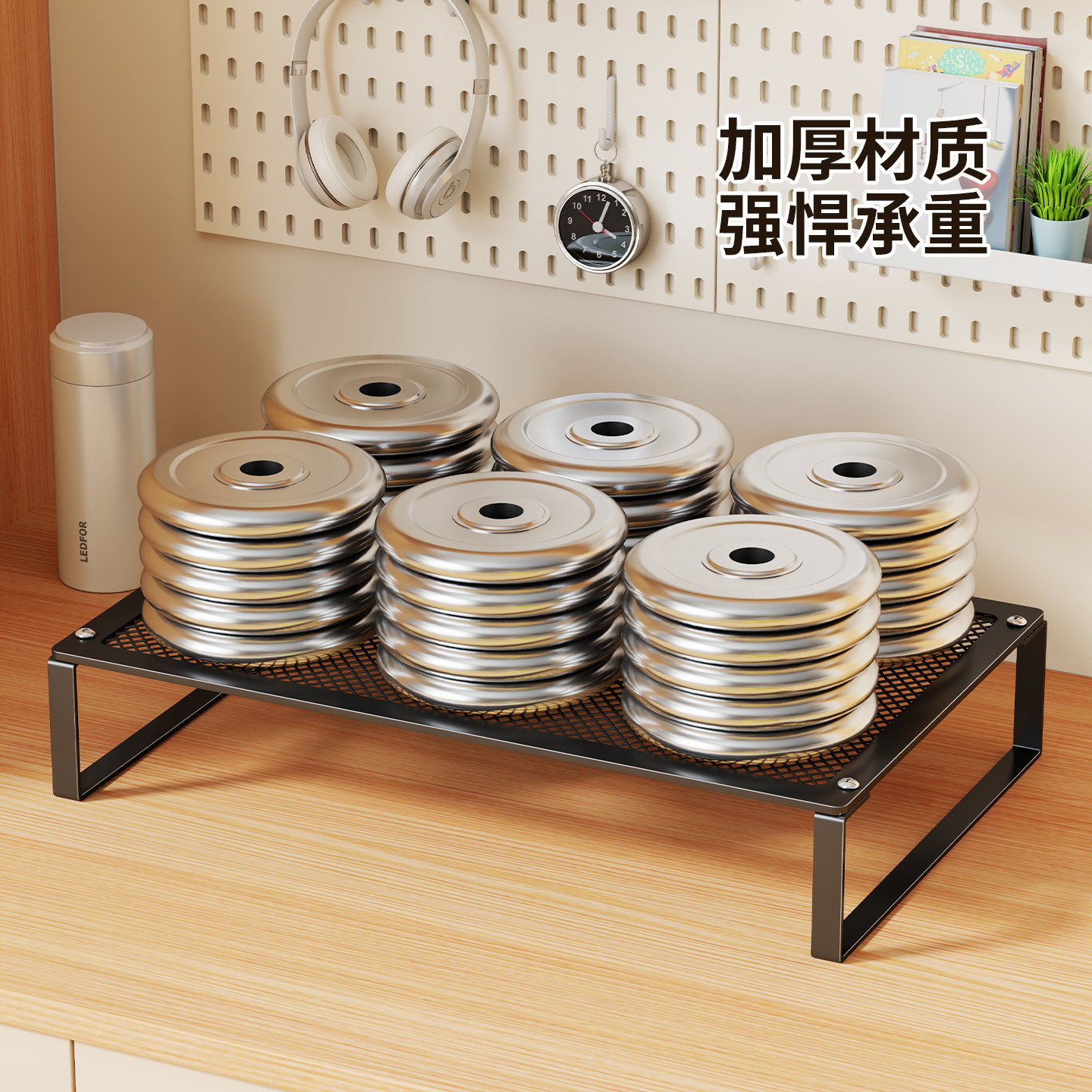 Soporte de Refrigeración para Laptop Plegable, Elevador para Escritorio