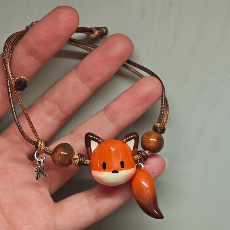 Cute and Personalized Little Fox Bracelet, Niche Design, Creative Personality, Sweet and Childlike, High-Value Jewelry Wholesale Cute and Personalized Little Fox Bracelet, Niche Design, Creative Personality, Sweet and Childlike, High-Value Jewelry Wholesale