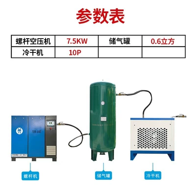 Variable Frequency Air Compressor – Hava kompressorları - power-frequency-screw-machine-set-75kw10hp12m2min