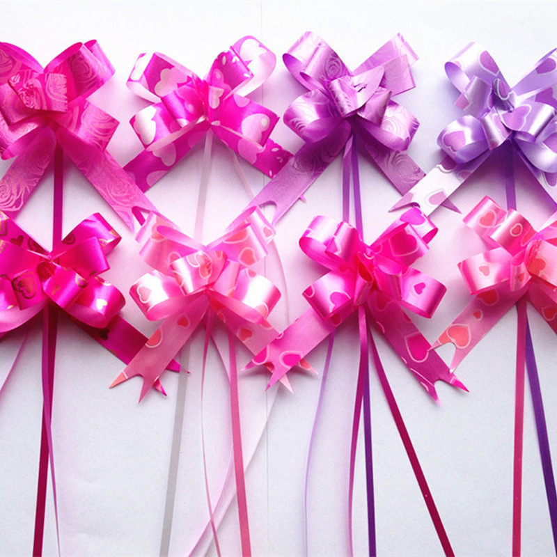 18mm impresión Festival suministros caja de regalo decoración arco mano tire flor fuegos artificiales caja de regalo cinta al por mayor