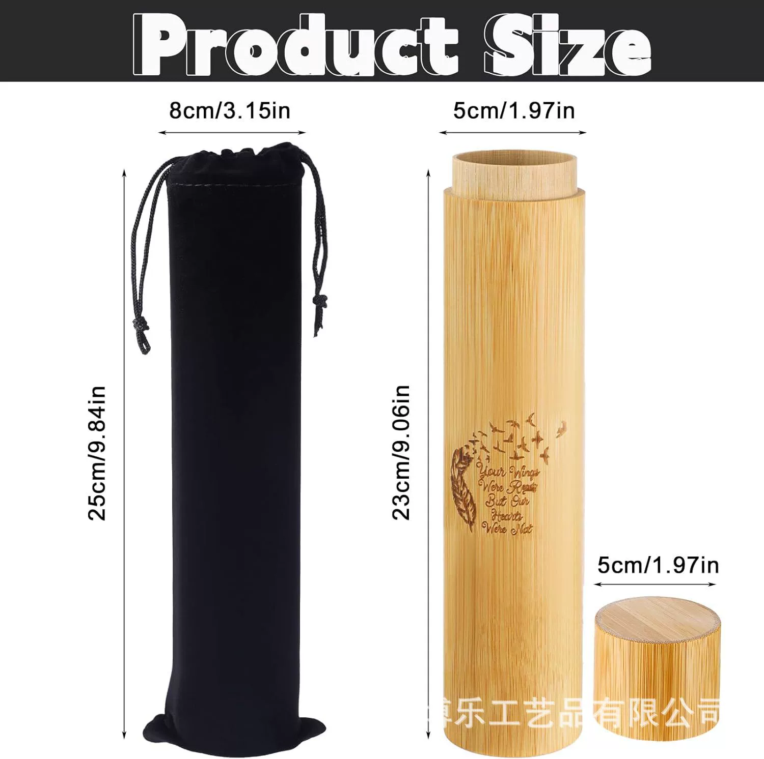 Урна для домашних животных из бамбука, коробка для сбора шерсти питомца, мемориальная коробка, гроб для взрослых животных, похоронная коробка Amazon