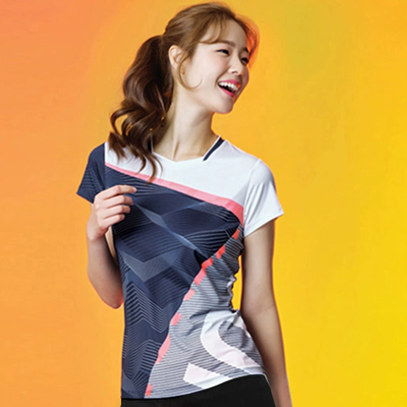 Summer uniform for badminton, quick dry set for training, with short sleeve