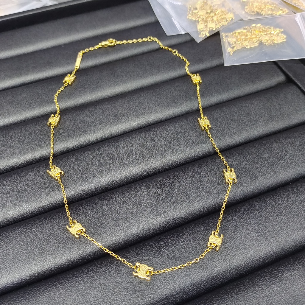 Small golden necklace