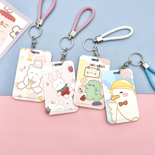 Wholesale cute student meal card sets, school cards, bus and subway employee cards, factory brand access card protective covers for boys and girls