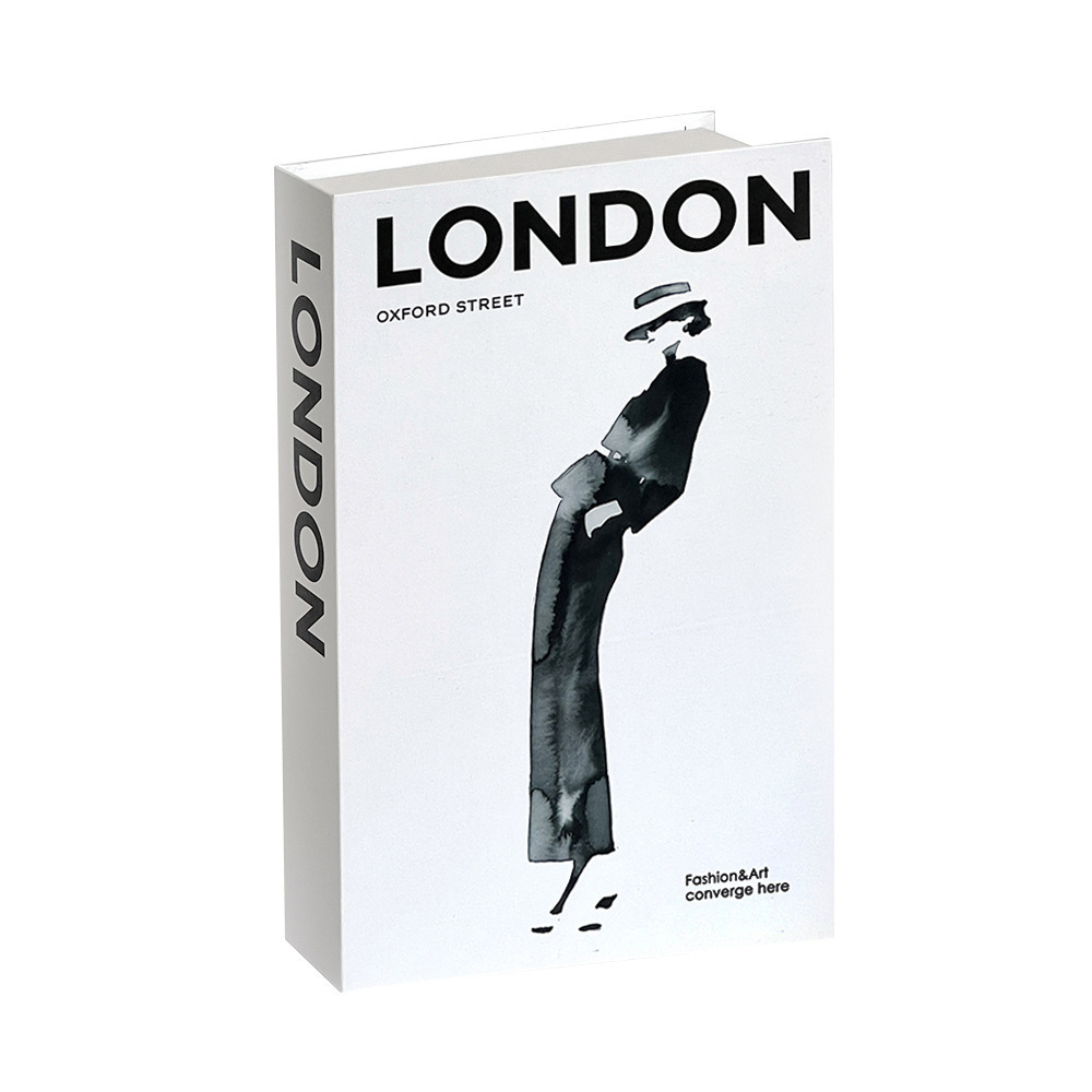 Moderno libro de simulación minimalista estilo cremoso en libros falsos de fotografía libros de props de paquete blando modelo de decoración de la habitación