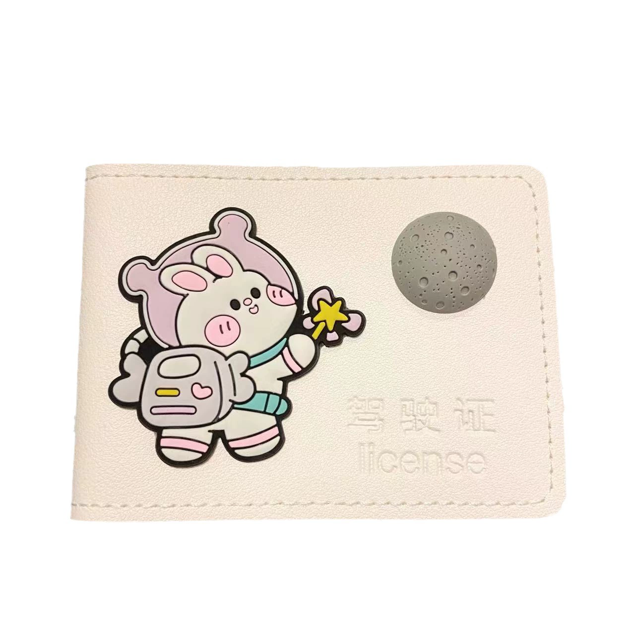 Cartoon moon, creative protective case, set, internet celebrity, 2 in 1