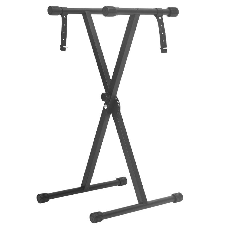 Soporte universal para teclado electrónico tipo X, soporte para teclado de uso doméstico, soporte X portátil ajustable de un solo tubo, plegable. image 6