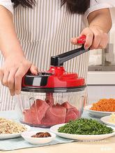 绞肉机家用手动手摇搅肉馅机家庭用小型搅拌绞菜机切辣椒粉碎